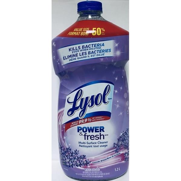 LYSOL ALL PURPOSE LAVANDER 1.2L X9
