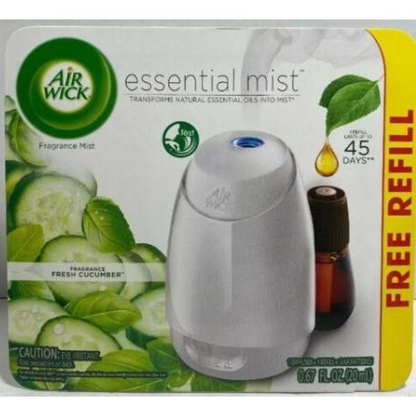 AIR WICK® ESSENTIAL MISTrm - Kit - Fresh CiicurnherTM 20 rnL X 4