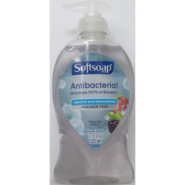 SOFTSOAP 332ML LIQUID HAND SOAP PUMP WHITE TEA X 6