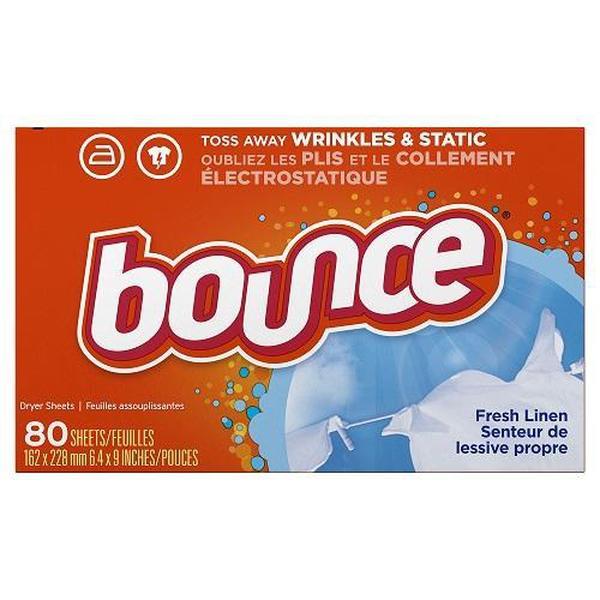 BOUNCE FABRIC SOFTENER SHEETS - 80CT FRESH LINEN