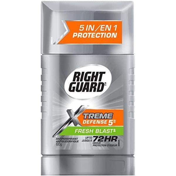 RIGHT GUARD DEO SITCK 72HR DEF5 FRESH BLAST 60g X 12