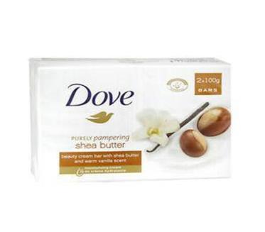 DOVE BEAUTY BAR SOAP - 2CT X 100G PURELY PAMPERING SHEA BUTTER