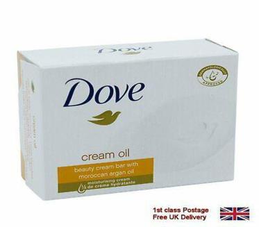 DOVE BEAUTY BAR SOAP - 2CT X 100G CREAM OIL MOROCCAN ARGAN OIL
