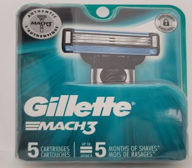 GILLETTE MACH3 - 5 CARTRIDGES