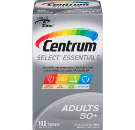 CENTRUM ADULTS 50+ SELECT ESSENTIALS - 100