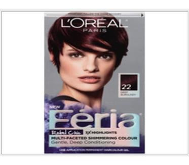 L'OREAL PARIS FÉRIA 22DEEP BURGUNDY HAIR COLOR
