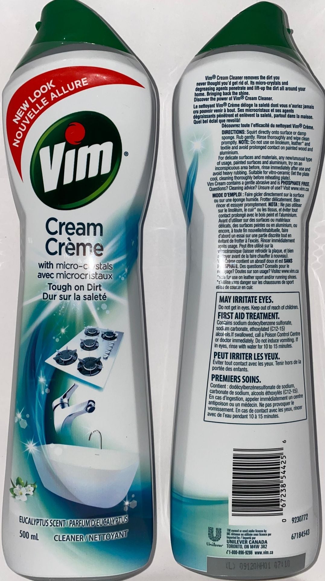 VIM CREAM WITH MICRO CRYSTALS - 500ML