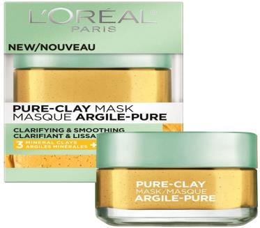 L'OREAL PURE-CLAY MASK CLARIFYING & SMOOTHING 50ML