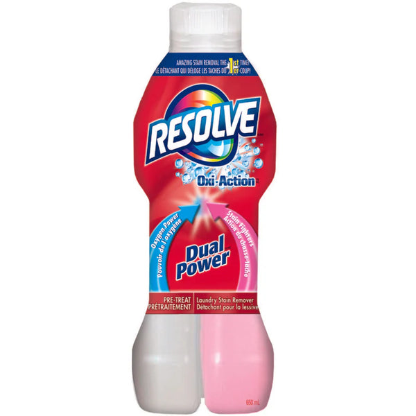 RESOLVE DUAL POWER DÉTACHANT POUR LE LESSIVE - 650ML