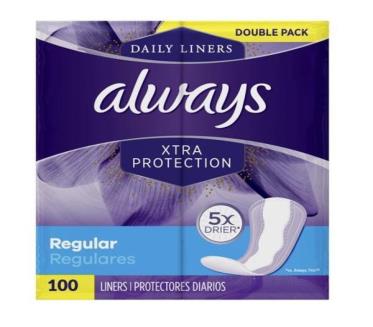 ALWAYS XTRA PROTECTION REGULAR LINERS