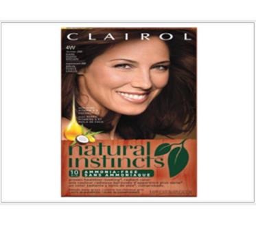 CLAIROL NATURAL INSTINCTS AMMONIA-FREE 4W DARK WARM BROWN