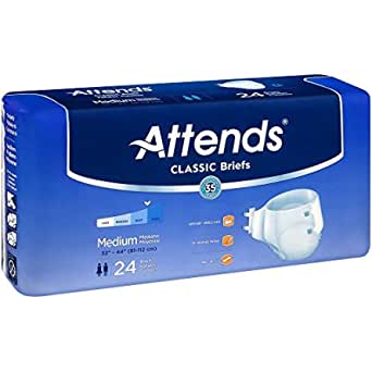 ATTENDS CLASSIC BRIEFS CULOTTE MEDIUM 4X24