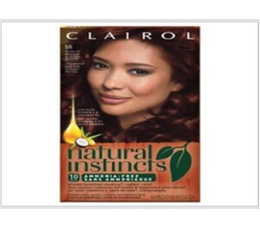 CLAIROL NATURAL INSTINCTS 5RMEDIUM AUBURN BROWN HAIR COLOR