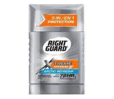RIGHT GUARD DEO STICK 72HR DEF5 ARTIC REFRESH 60G X 12