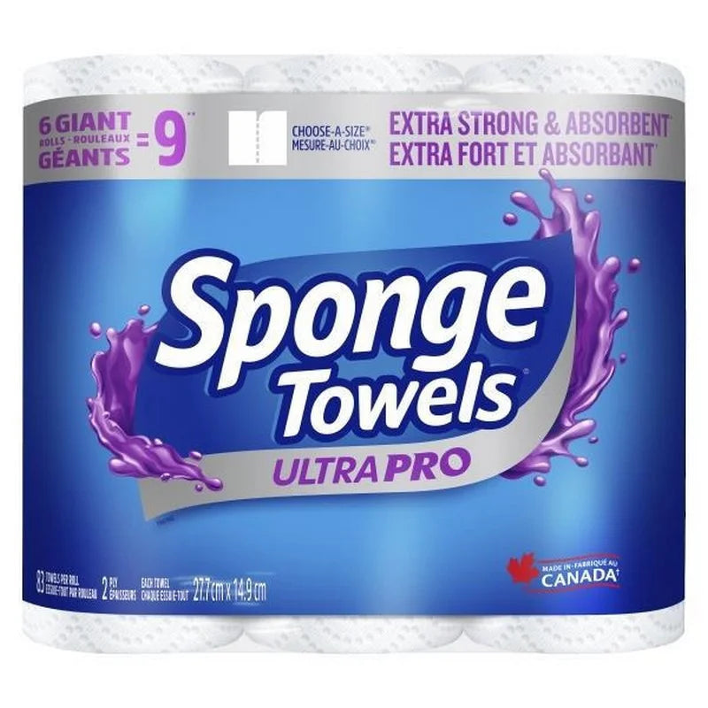 Sponge Towels UltraPro Essuie Tout Géant 6=9